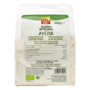 HARINA DE AVENA INT. BIO 500gr       LAFINEST