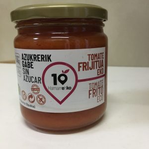 TOMATE FRITO CASERO S/AZUCAR BIO 340gr 10EHKO