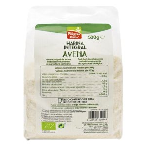 HARINA DE AVENA INT. BIO 500gr       LAFINEST